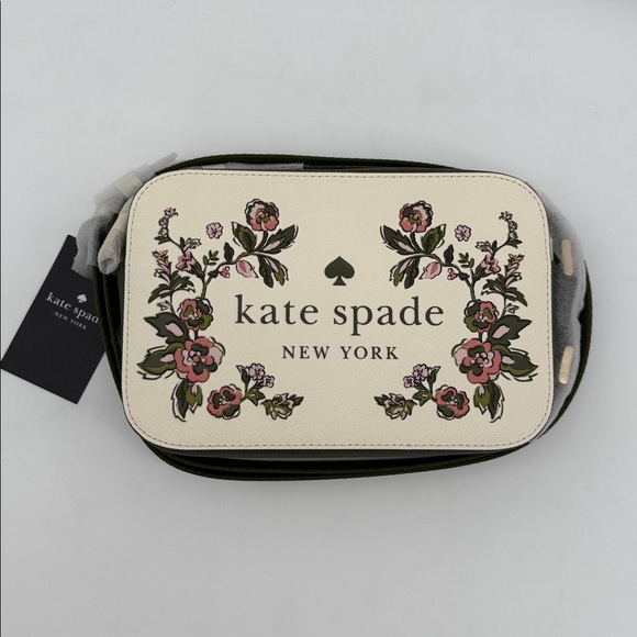 Kate Spade Oh Snap Floral Camera Bag Meringue Mullti